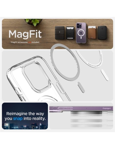Spigen Ultra Hybrid Mag dėklas su MagSafe iPhone 14 Pro - matinis