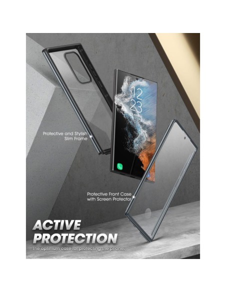 Supcase Edge XT dėklas, skirtas Samsung Galaxy S23 Ultra - juodas Supcase Edge XT dėklas, skirtas Samsung Galaxy S23 Ultra - juodas