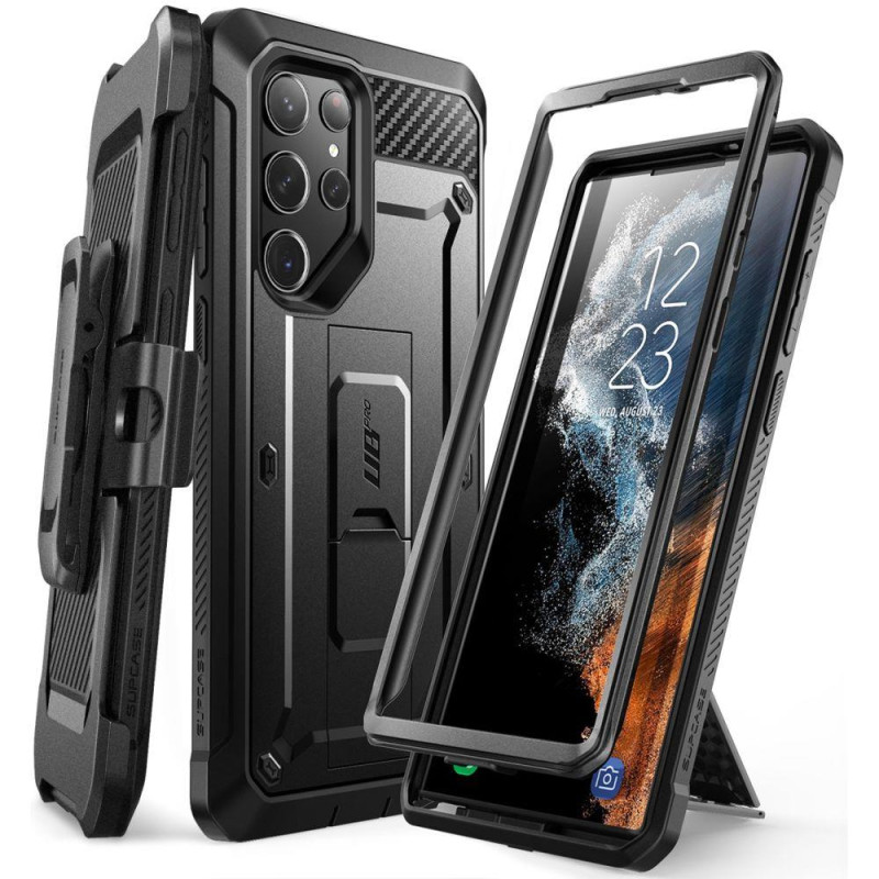 Unicorn Beetle Pro Supcase dėklas, skirtas Samsung Galaxy S23 Ultra - juodas
