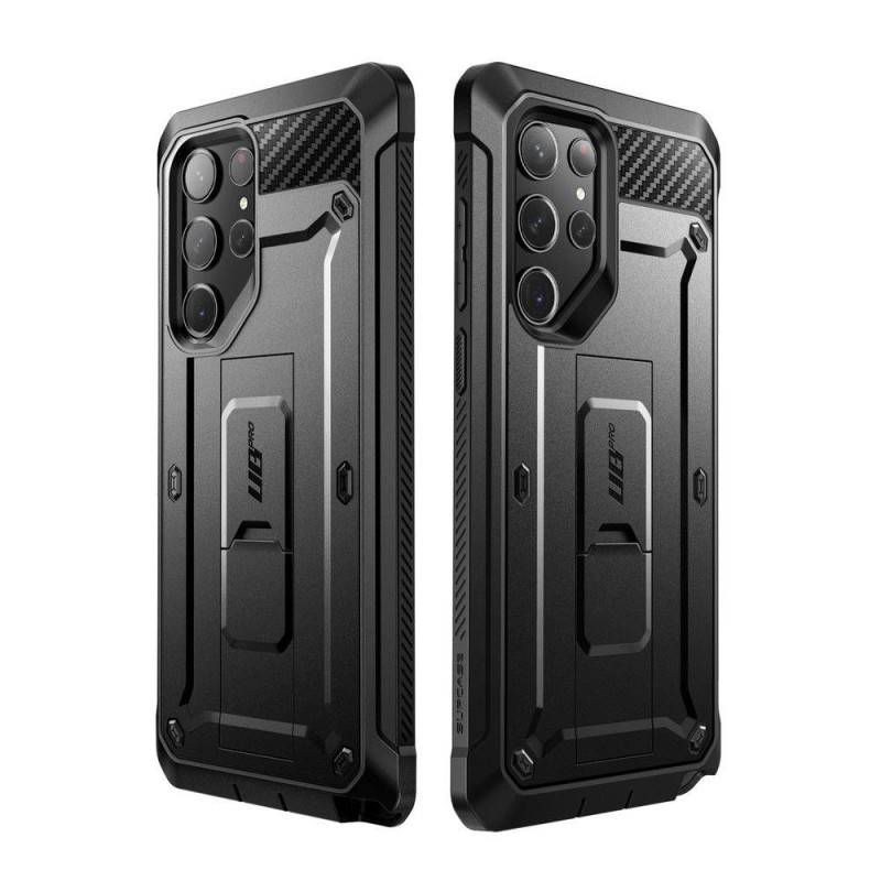 Unicorn Beetle Pro Supcase dėklas, skirtas Samsung Galaxy S23 Ultra - juodas