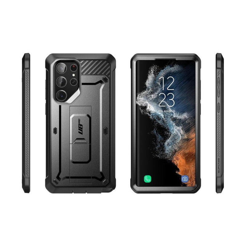 Unicorn Beetle Pro Supcase dėklas, skirtas Samsung Galaxy S23 Ultra - juodas