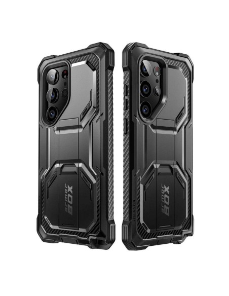IBLSN ArmorBox Supcase dėklas, skirtas Samsung Galaxy S23 Ultra - juodas IBLSN ArmorBox Supcase dėklas, skirtas Samsung Galaxy S23 Ultra - juodas