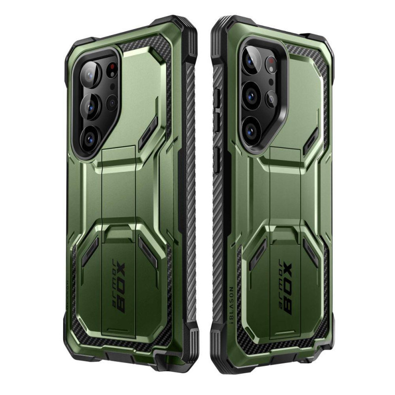 IBLSN ArmorBox Supcase dėklas, skirtas Samsung Galaxy S23 Ultra - žalias