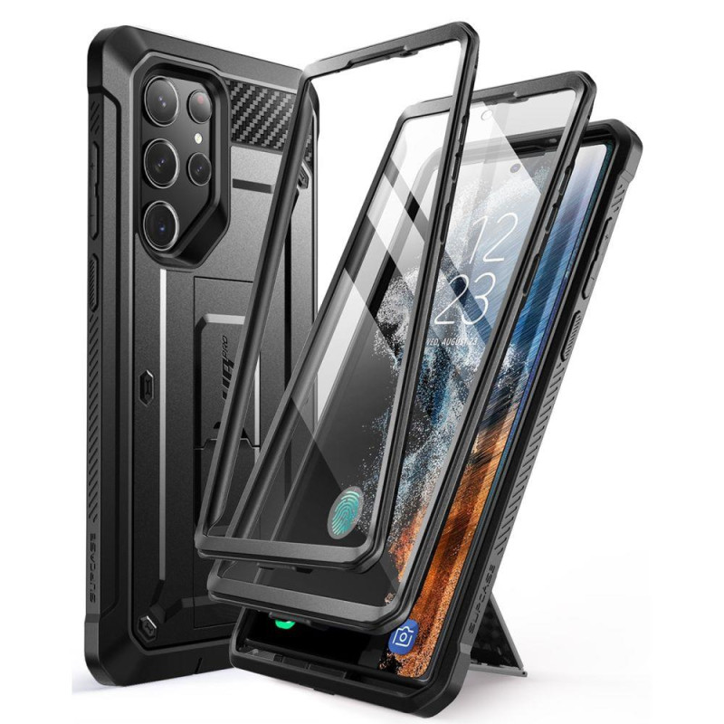 Unicorn Beetle Pro Supcase dėklas, skirtas Samsung Galaxy S23 Ultra - juodas