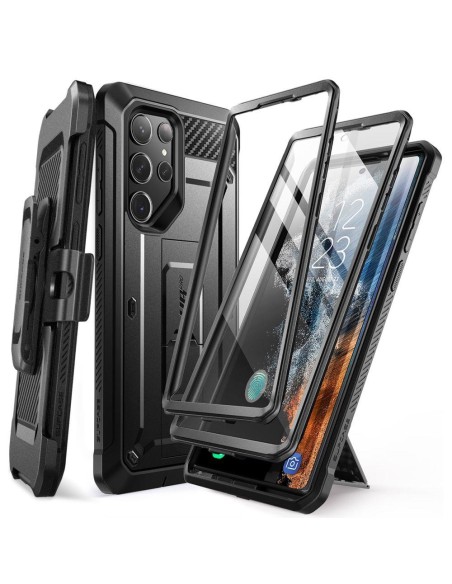 Unicorn Beetle Pro Supcase dėklas, skirtas Samsung Galaxy S23 Ultra - juodas Unicorn Beetle Pro Supcase dėklas, skirtas Samsung Galaxy S23 Ultra - juodas