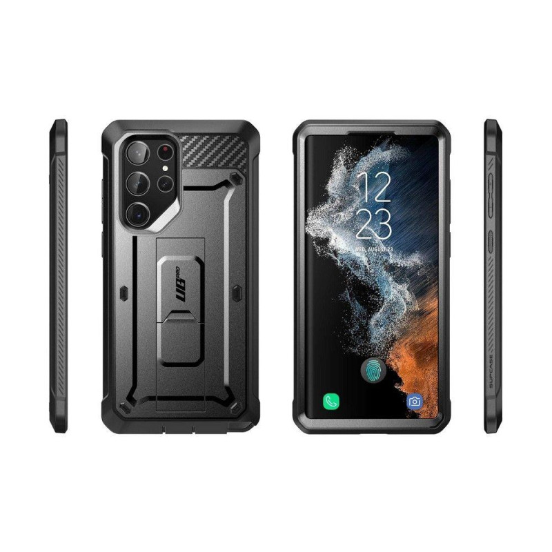 Unicorn Beetle Pro Supcase dėklas, skirtas Samsung Galaxy S23 Ultra - juodas
