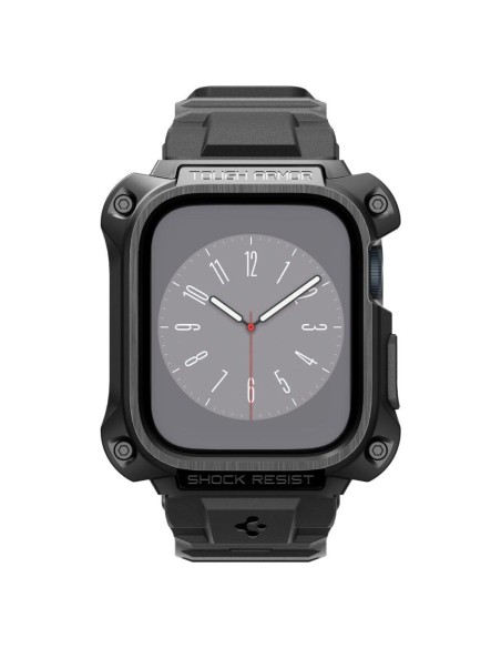 Spigen Tough Armor Pro dėklas, skirtas Apple Watch 7/ 8/ 9 (45 mm) – juodas Spigen Tough Armor Pro dėklas, skirtas Apple Watch 7/ 8/ 9 (45 mm) – juodas
