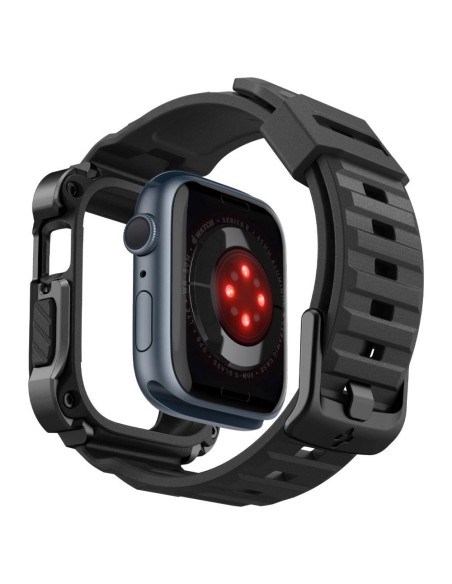 Spigen Tough Armor Pro dėklas, skirtas Apple Watch 7/ 8/ 9 (45 mm) – juodas Spigen Tough Armor Pro dėklas, skirtas Apple Watch 7/ 8/ 9 (45 mm) – juodas