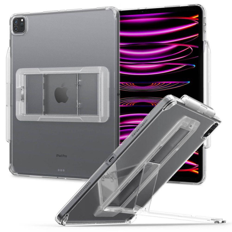 Spigen Airskin Hybrid S dėklas, skirtas iPad Pro 12.9& 39 & 39 2021/ 2022 – skaidrus Spigen Airskin Hybrid S dėklas, skirtas iPad Pro 12.9& 39 & 39 2021/ 2022 – skaidrus