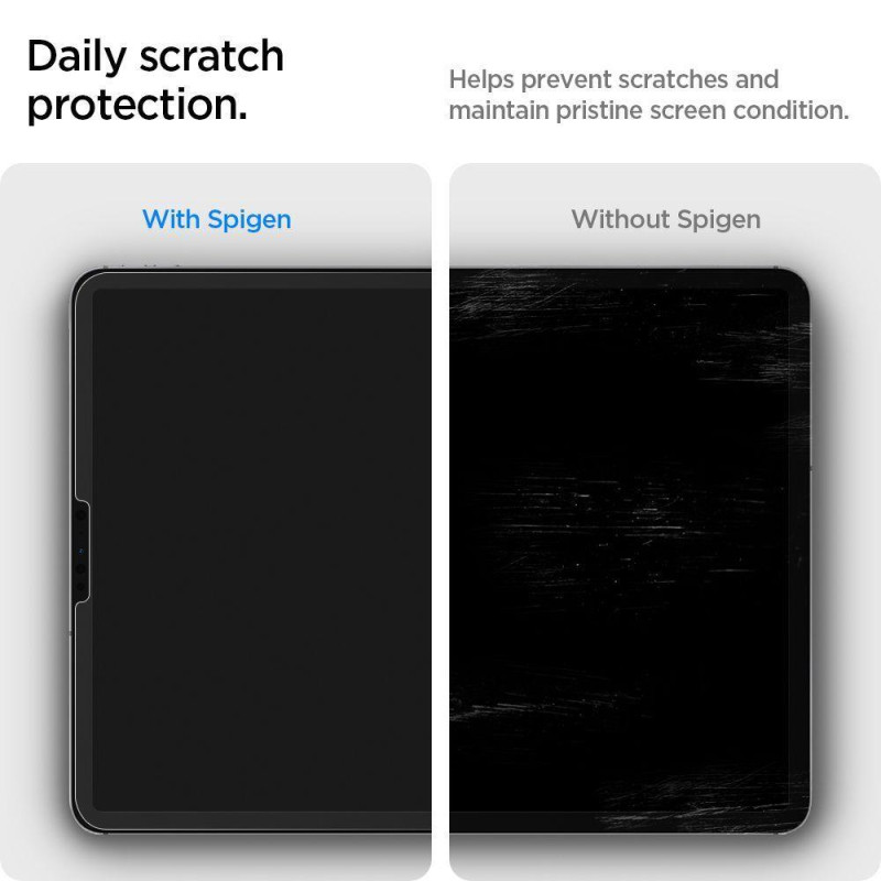 Spigen Paper Touch apsauginė folija, skirta iPad Pro 12,9& 39 & 39 2020 / 2021 / 2022 - matinė