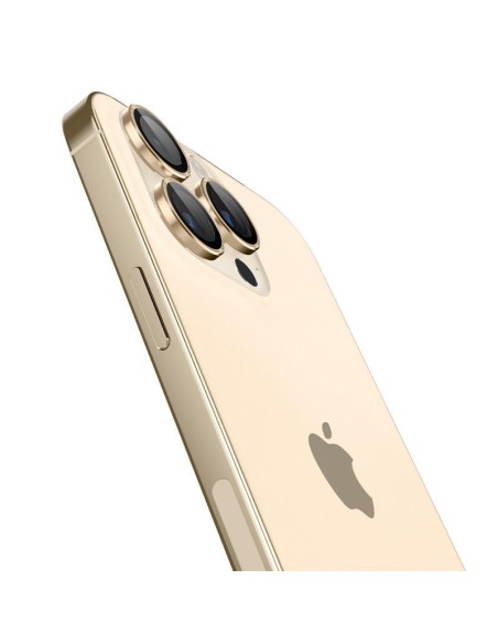 Spigen Glas.tR EZ Fit Optik kameros apsauga iPhone 14 Pro / 14 Pro Max - auksinė 2 vnt. Spigen Glas.tR EZ Fit Optik kameros apsauga iPhone 14 Pro / 14 Pro Max - auksinė 2 vnt.