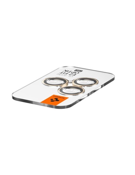 Spigen Glas.tR EZ Fit Optik kameros apsauga iPhone 14 Pro / 14 Pro Max - auksinė 2 vnt. Spigen Glas.tR EZ Fit Optik kameros apsauga iPhone 14 Pro / 14 Pro Max - auksinė 2 vnt.