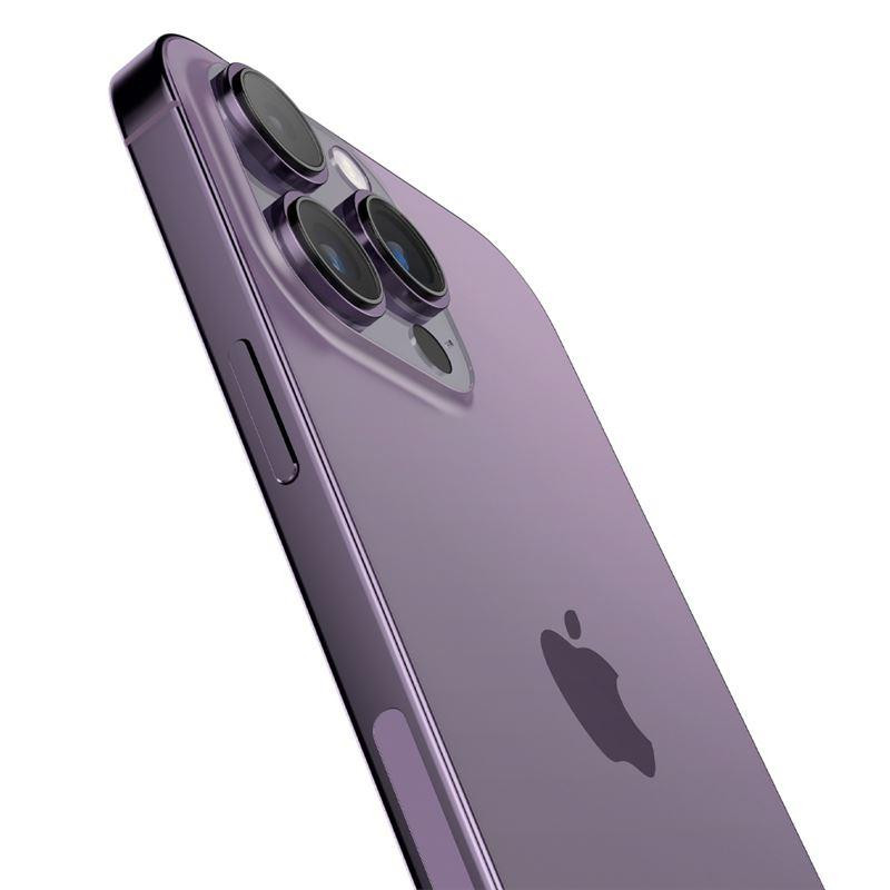 Spigen Glas.tR EZ Fit Optik Camera Protector iPhone 14 Pro / 14 Pro Max - violetinė 2 vnt.