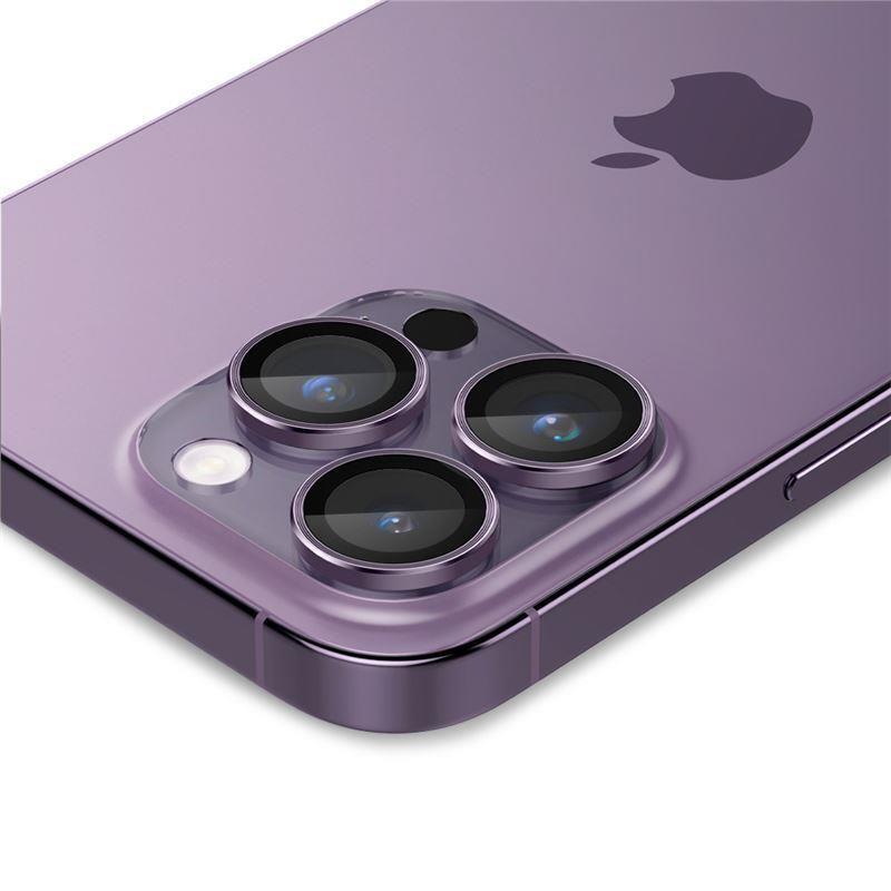 Spigen Glas.tR EZ Fit Optik Camera Protector iPhone 14 Pro / 14 Pro Max - violetinė 2 vnt.