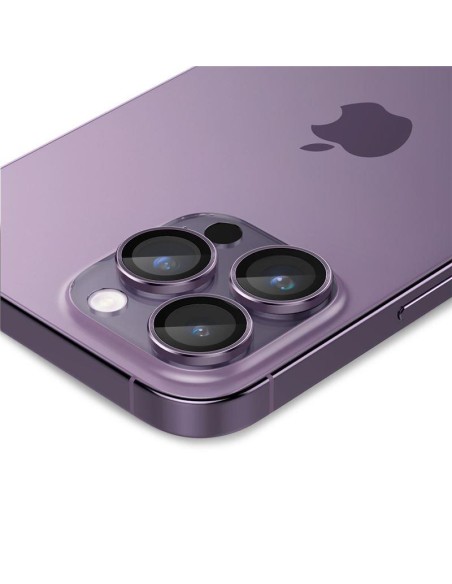 Spigen Glas.tR EZ Fit Optik Camera Protector iPhone 14 Pro / 14 Pro Max - violetinė 2 vnt. Spigen Glas.tR EZ Fit Optik Camera Protector iPhone 14 Pro / 14 Pro Max - violetinė 2 vnt.