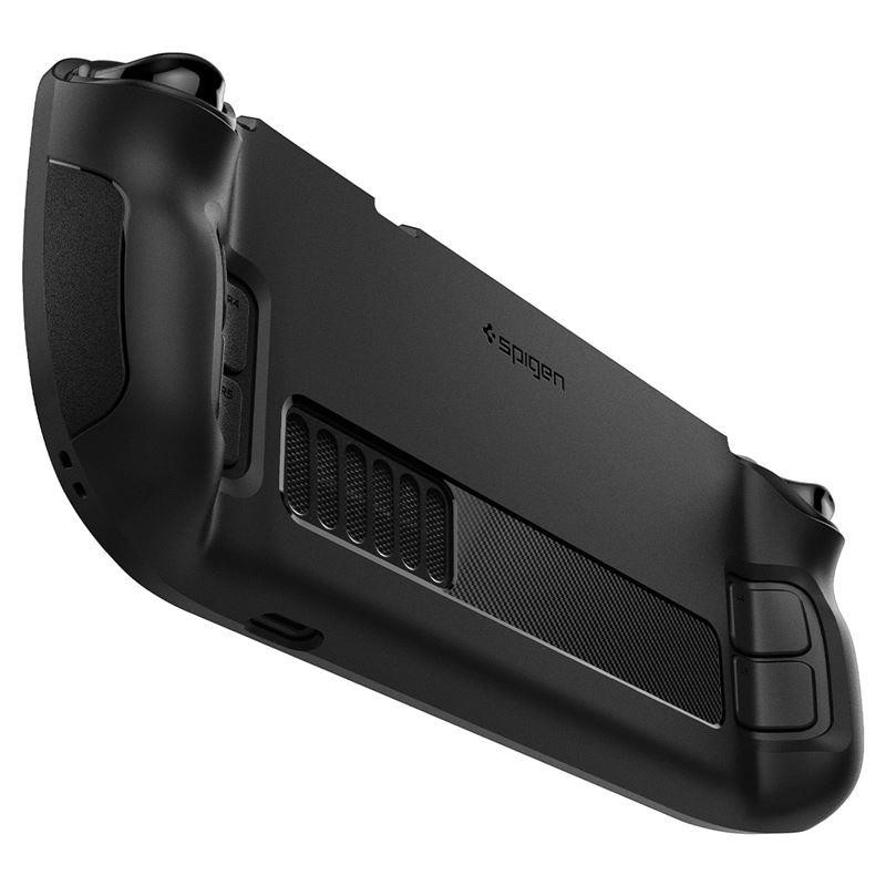 Spigen Rugged Armor dėklas, skirtas Steam Deck - matinė juoda