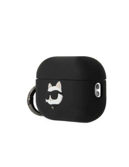Karl Lagerfeld Silicone Choupette Head 3D dėklas, skirtas AirPods Pro 2 – juodas Karl Lagerfeld Silicone Choupette Head 3D dėklas, skirtas AirPods Pro 2 – juodas