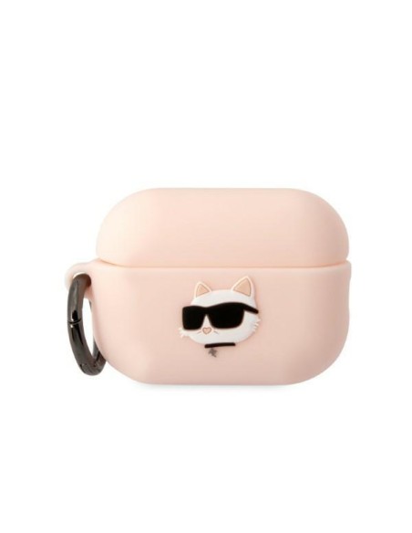 Karl Lagerfeld Silicone Choupette Head 3D dėklas, skirtas AirPods Pro 2 – rožinis Karl Lagerfeld Silicone Choupette Head 3D dėklas, skirtas AirPods Pro 2 – rožinis