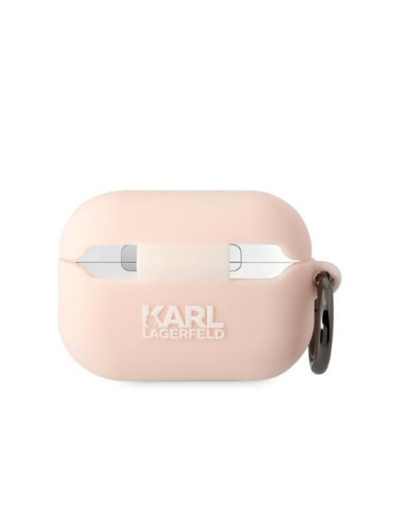 Karl Lagerfeld Silicone Choupette Head 3D dėklas, skirtas AirPods Pro 2 – rožinis Karl Lagerfeld Silicone Choupette Head 3D dėklas, skirtas AirPods Pro 2 – rožinis