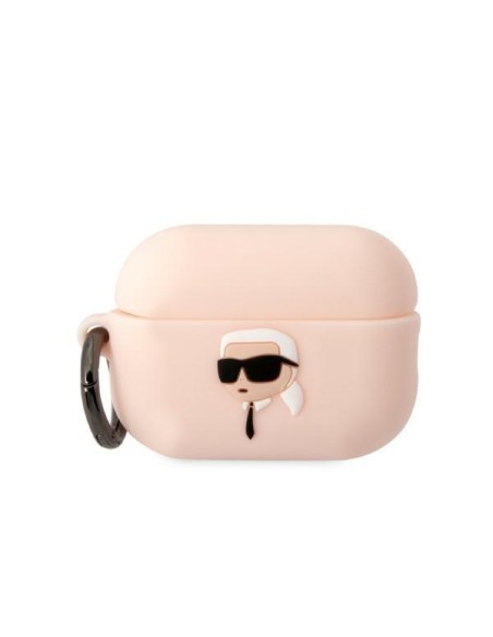 Karl Lagerfeld Silicone Karl Head 3D dėklas, skirtas AirPods Pro 2 – rožinis Karl Lagerfeld Silicone Karl Head 3D dėklas, skirtas AirPods Pro 2 – rožinis