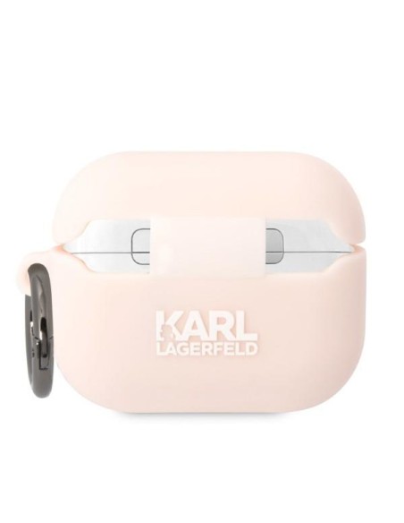 Karl Lagerfeld Silicone Choupette Head 3D dėklas, skirtas AirPods Pro – rožinis Karl Lagerfeld Silicone Choupette Head 3D dėklas, skirtas AirPods Pro – rožinis