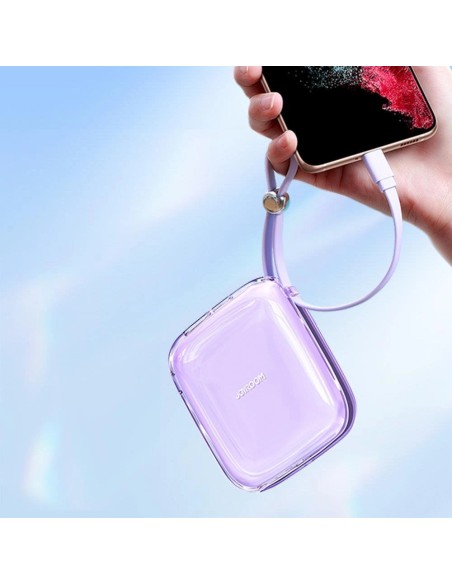 Powerbank Joyroom JR-L005 10000mAh Lightning USB-A – violetinė
