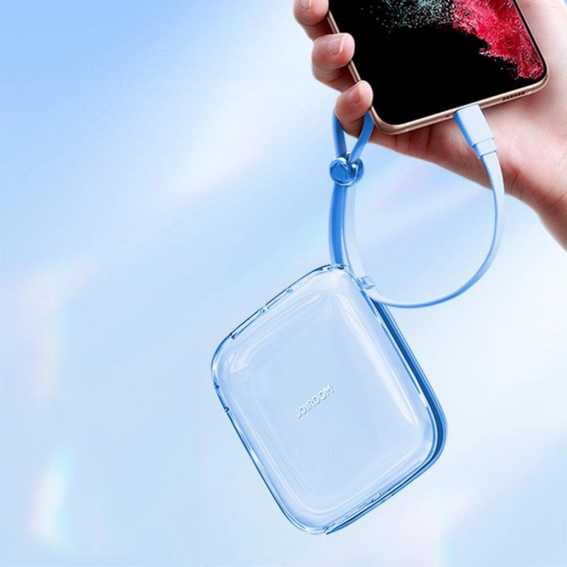 Powerbank Joyroom JR-L004 10000mAh USB-C USB-A – mėlyna