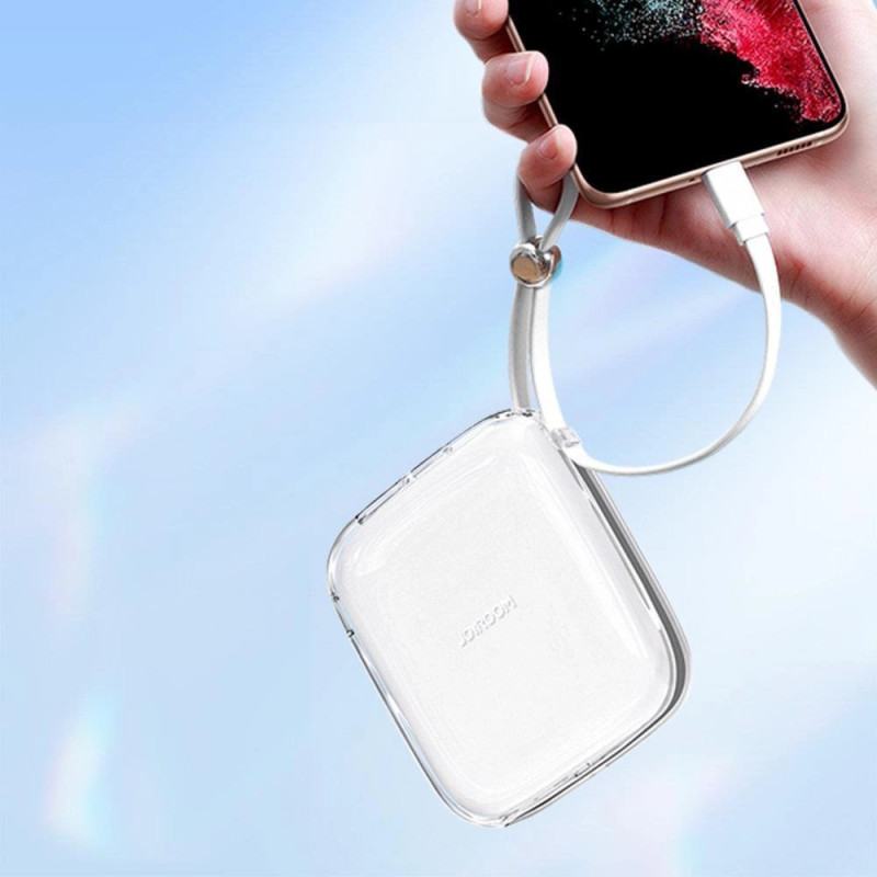 Powerbank Joyroom JR-L004 10000mAh USB-C USB-A – balta