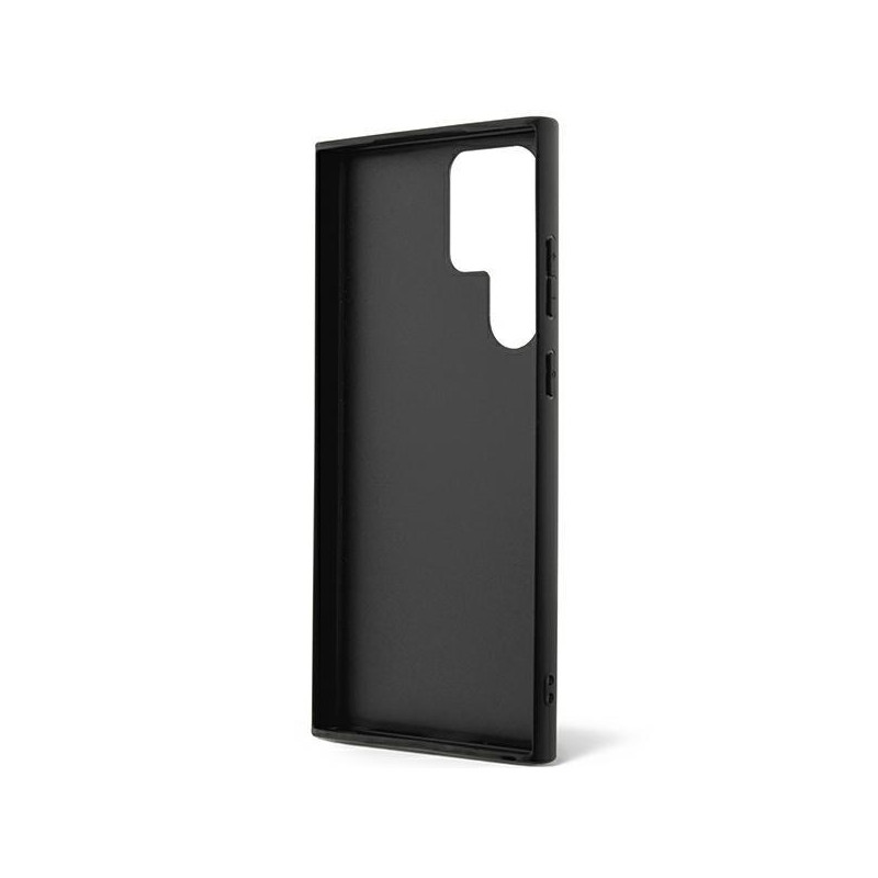 Guess 4G Stripe Collection dėklas, skirtas Samsung Galaxy S23 Ultra - juodas