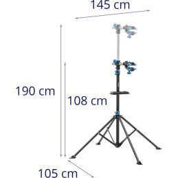Surinkimo serviso stovas dviračių remontui, sulankstomas 1080-1900 mm iki 25 kg