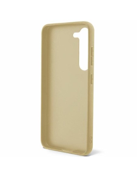 Guess Glitter Script dėklas Samsung Galaxy S23 - auksinis Guess Glitter Script dėklas Samsung Galaxy S23 - auksinis