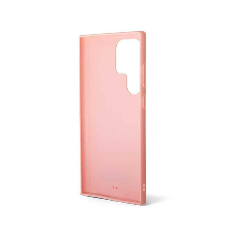 Karl Lagerfeld 3D Monogram dėklas, skirtas Samsung Galaxy S23 Ultra - rožinis