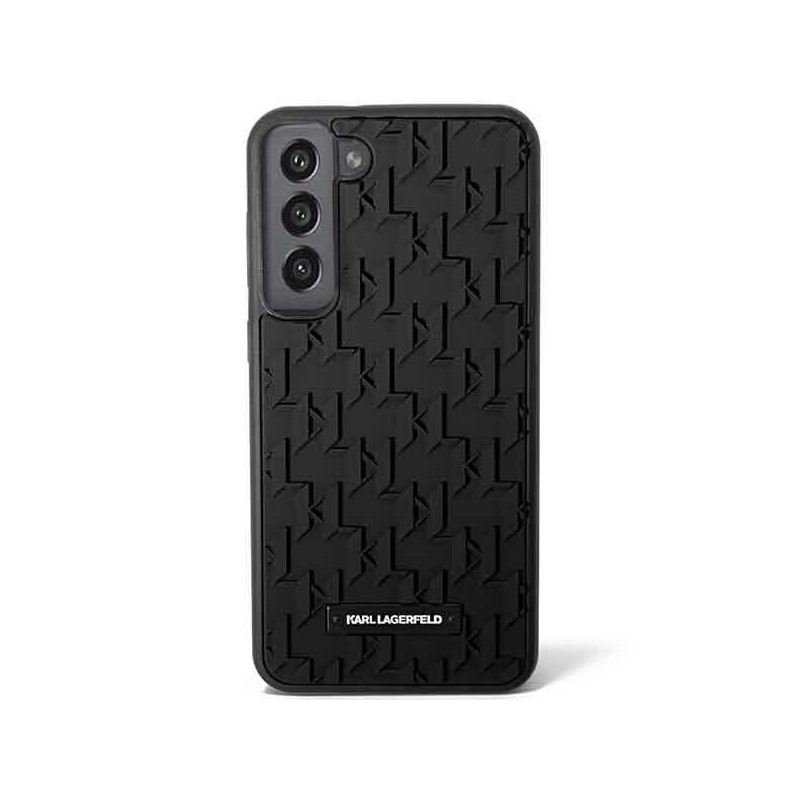 Karl Lagerfeld 3D Monogram dėklas Samsung Galaxy S23 - juodas