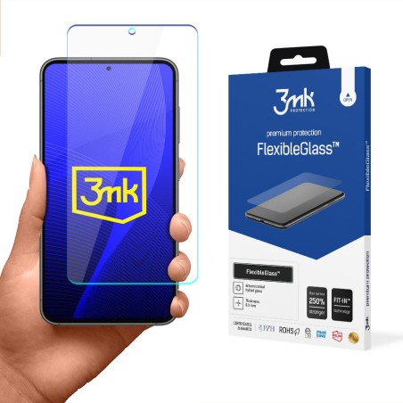 3mk FlexibleGlass™ hibridinis stiklas, skirtas Samsung Galaxy S23 5G 3mk FlexibleGlass™ hibridinis stiklas, skirtas Samsung Galaxy S23 5G