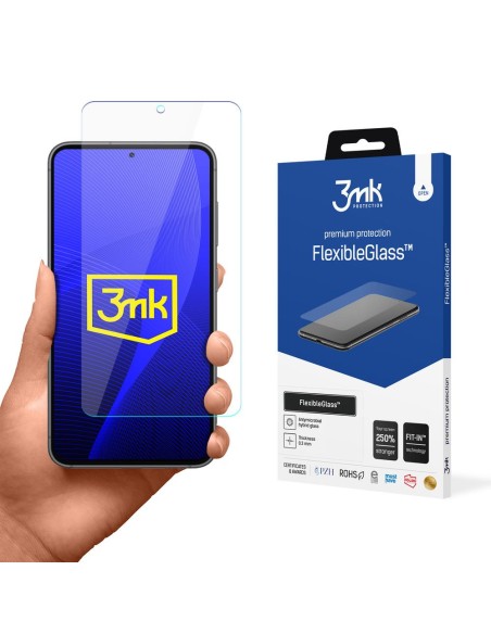 3mk FlexibleGlass™ hibridinis stiklas, skirtas Samsung Galaxy S23+ 3mk FlexibleGlass™ hibridinis stiklas, skirtas Samsung Galaxy S23+
