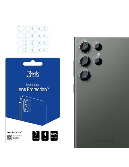 3mk Lens Protection™ hibridinis fotoaparato stiklas, skirtas Samsung Galaxy S23 Ultra 3mk Lens Protection™ hibridinis fotoaparato stiklas, skirtas Samsung Galaxy S23 Ultra