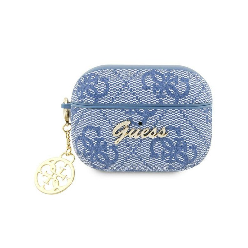 Guess 4G Charm Collection dėklas, skirtas AirPods Pro 2 – mėlynas