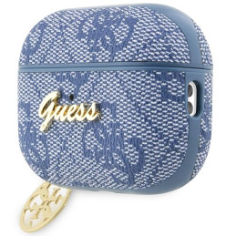 Guess 4G Charm Collection dėklas, skirtas AirPods Pro 2 – mėlynas