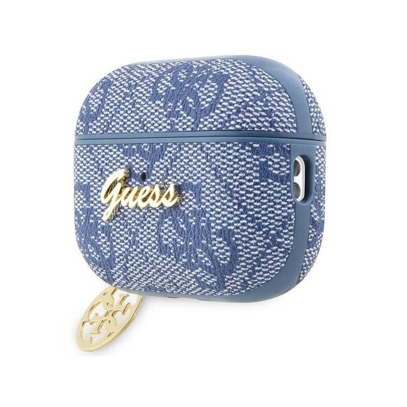 Guess 4G Charm Collection dėklas, skirtas AirPods Pro 2 – mėlynas