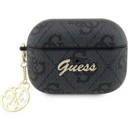 Guess 4G Charm Collection dėklas, skirtas AirPods Pro 2 – juodas