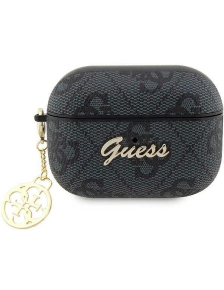 Guess 4G Charm Collection dėklas, skirtas AirPods Pro 2 – juodas