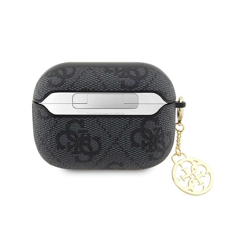 Guess 4G Charm Collection dėklas, skirtas AirPods Pro 2 – juodas