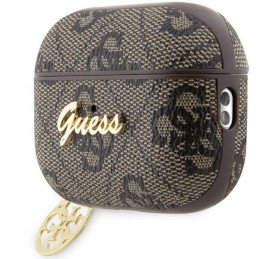 Guess 4G Charm Collection dėklas, skirtas AirPods Pro 2 – rudas
