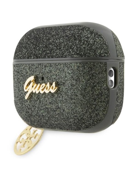 Guess Glitter Flake 4G Charm dėklas, skirtas AirPods Pro 2 – žalias Guess Glitter Flake 4G Charm dėklas, skirtas AirPods Pro 2 – žalias