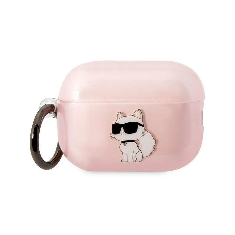 Karl Lagerfeld Ikonik Choupette dėklas, skirtas AirPods Pro 2 – rožinis Karl Lagerfeld Ikonik Choupette dėklas, skirtas AirPods Pro 2 – rožinis