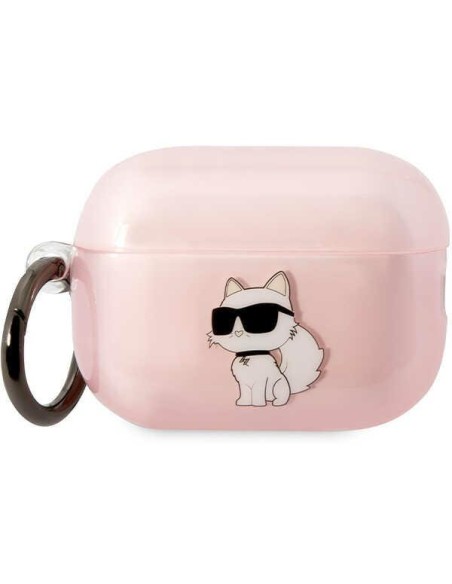 Karl Lagerfeld Ikonik Choupette dėklas, skirtas AirPods Pro 2 – rožinis Karl Lagerfeld Ikonik Choupette dėklas, skirtas AirPods Pro 2 – rožinis