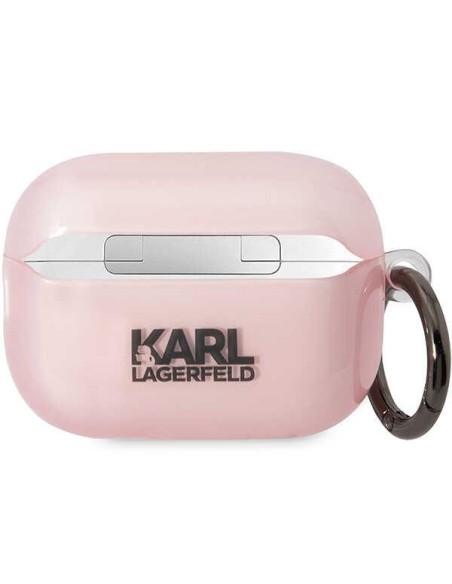Karl Lagerfeld Ikonik Choupette dėklas, skirtas AirPods Pro 2 – rožinis Karl Lagerfeld Ikonik Choupette dėklas, skirtas AirPods Pro 2 – rožinis