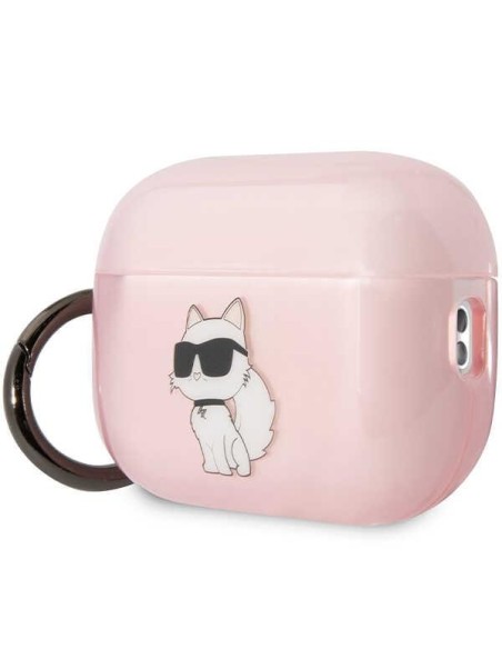 Karl Lagerfeld Ikonik Choupette dėklas, skirtas AirPods Pro 2 – rožinis Karl Lagerfeld Ikonik Choupette dėklas, skirtas AirPods Pro 2 – rožinis