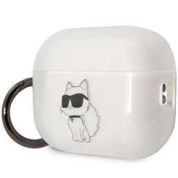 Karl Lagerfeld Ikonik Choupette dėklas, skirtas AirPods Pro 2 - skaidrus