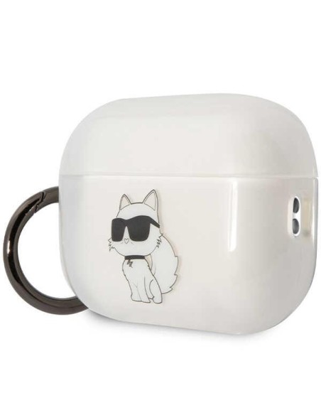 Karl Lagerfeld Ikonik Choupette dėklas, skirtas AirPods Pro 2 - skaidrus Karl Lagerfeld Ikonik Choupette dėklas, skirtas AirPods Pro 2 - skaidrus